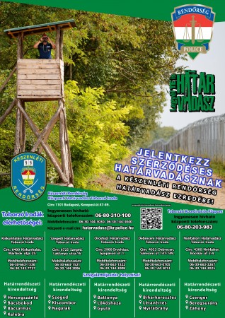 6. Határvadász plakát - sok információval